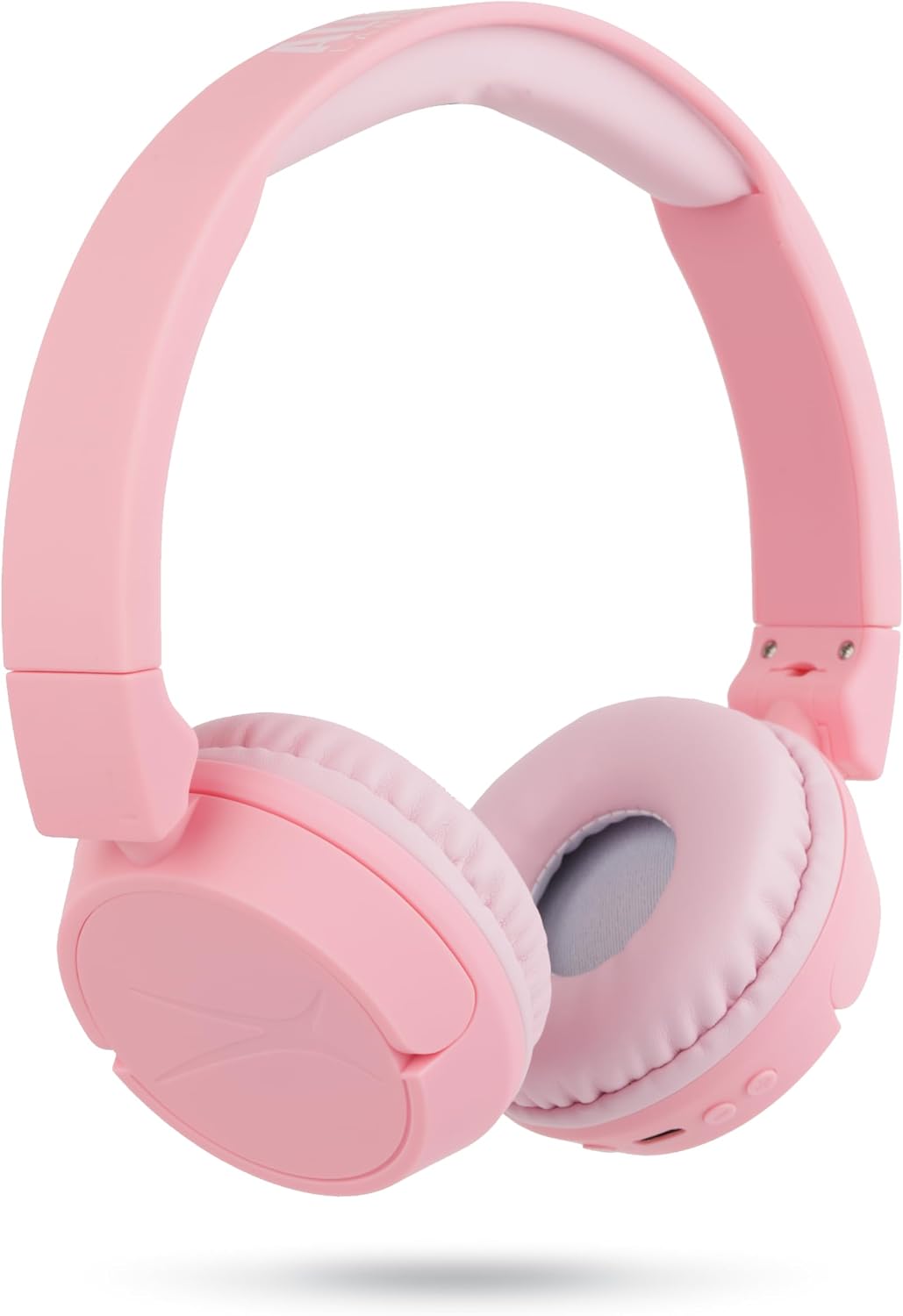 Foto de Altec Lansing - Kid Safe 2-in-1 Bluetooth Headphones, Safe Volume Limiting, Foldable Design, Enjoy Audio and Protect Your Child's Hearing (Pink)